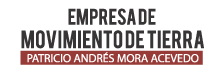 Empresa de Movimiento de Tierra Patricio Andrés Mora Acevedo
