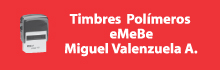 Timbres De Goma Emebe Miguel Valenzuela