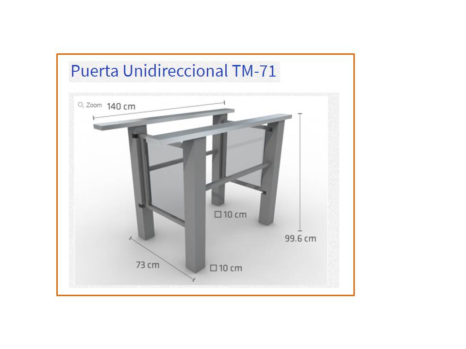 puerta unidireccional tm-71