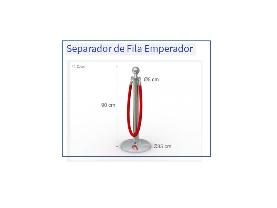 separador de fila emperador