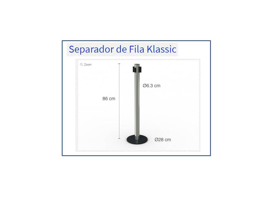 separador de fila klassic