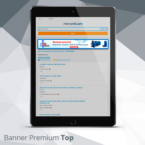 banner premium top mercantil.com