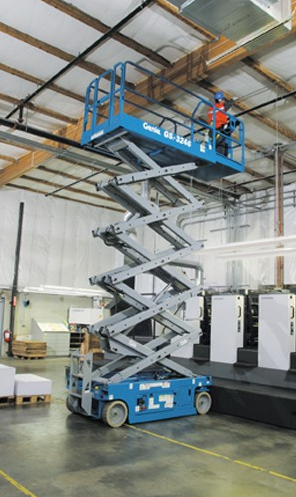 plataformas tipo tijera eléctrica