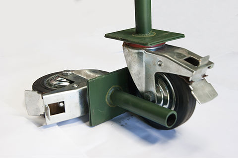 rueda para andamios tradicional