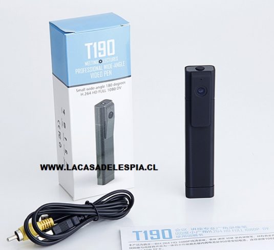 camara video profesional full hd, recargable 180°